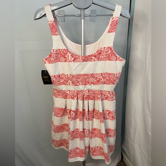 Want and Need red and white striped tank dress size XL NWT - Picture 5 of 8